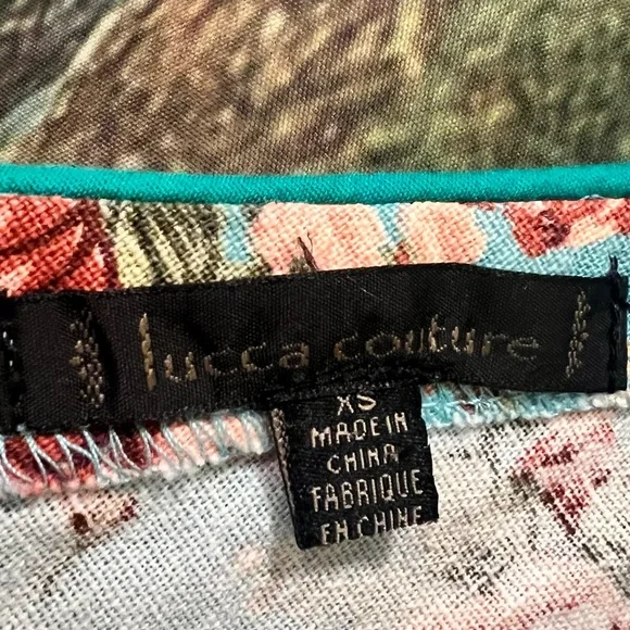 Lucca Couture Turquoise blue floral dress - Picture 7 of 7